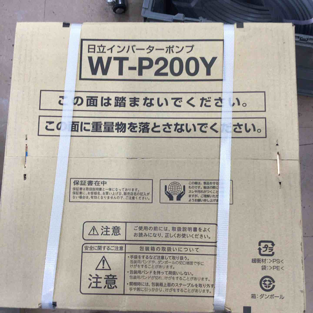 ◇日立 インバーター浅井戸用自動ポンプ WT-P200Y【草加店】