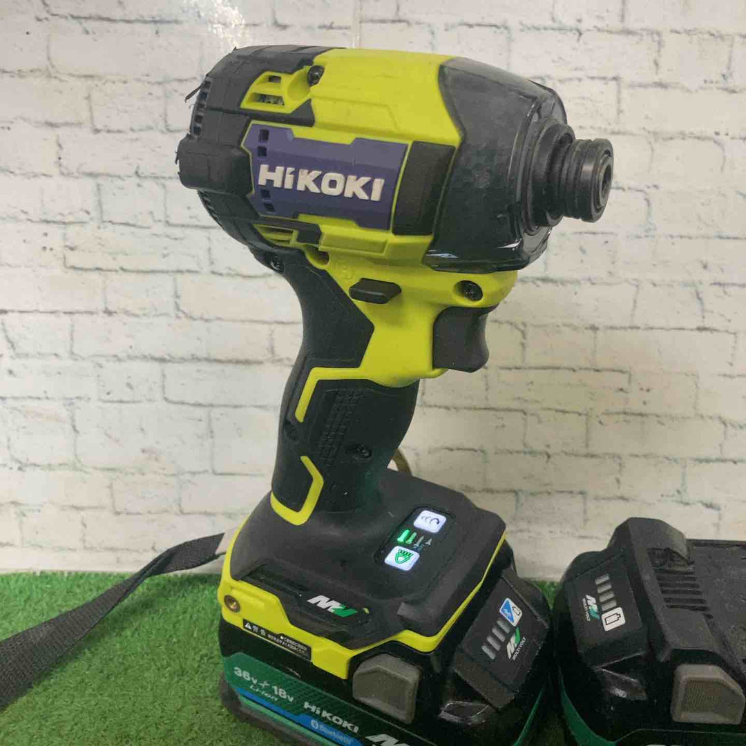 ★ハイコーキ(HIKOKI ※旧:日立工機) コードレスインパクトドライバ スパイダーイエロー WH36DD(2XHYSZ)【町田店】
