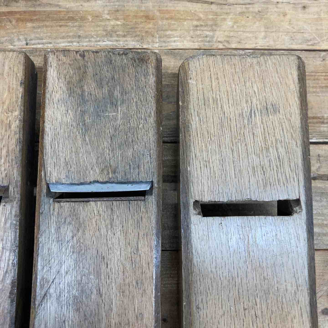 【中古品】 久光、源助之、長之次？、荒？、作者不明、鉋5個セット 鉋 かんな カンナ 和工具 大工道具 鑿 のみ 鋸 のこ 【東大和店】