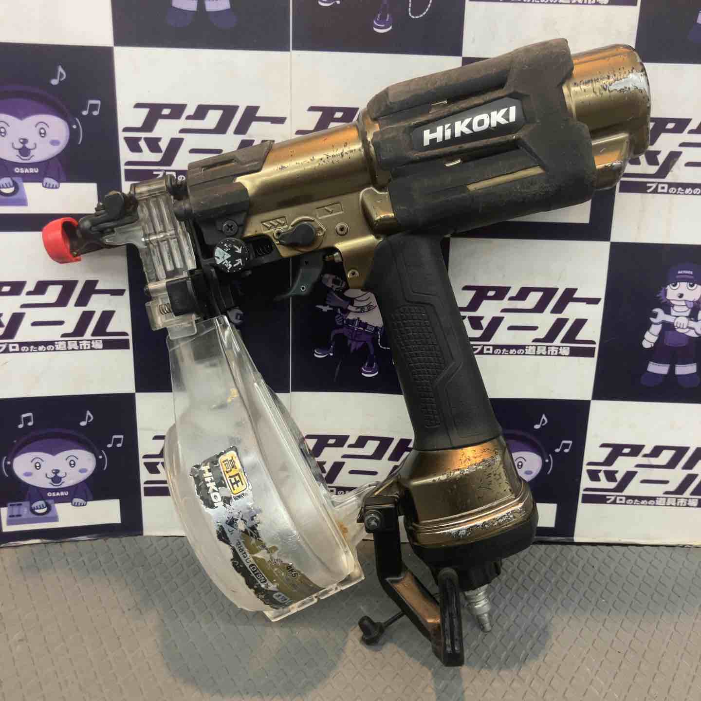 中古品】ハイコーキ(HIKOKI ※旧:日立工機) 高圧エアネジ打ち機 WF4HS