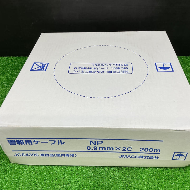 【未使用品】JAMACS株式会社 NP 0.9×2C 警報用ポリエチレン絶縁ビニルシースケーブル 200ｍ巻【電材館越谷店】