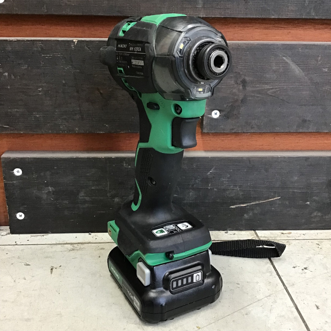 【中古品】 ハイコーキ/HIKOKI ※旧:日立工機 コードレスインパクトドライバー WH12DCA(2LS) 【鴻巣店】