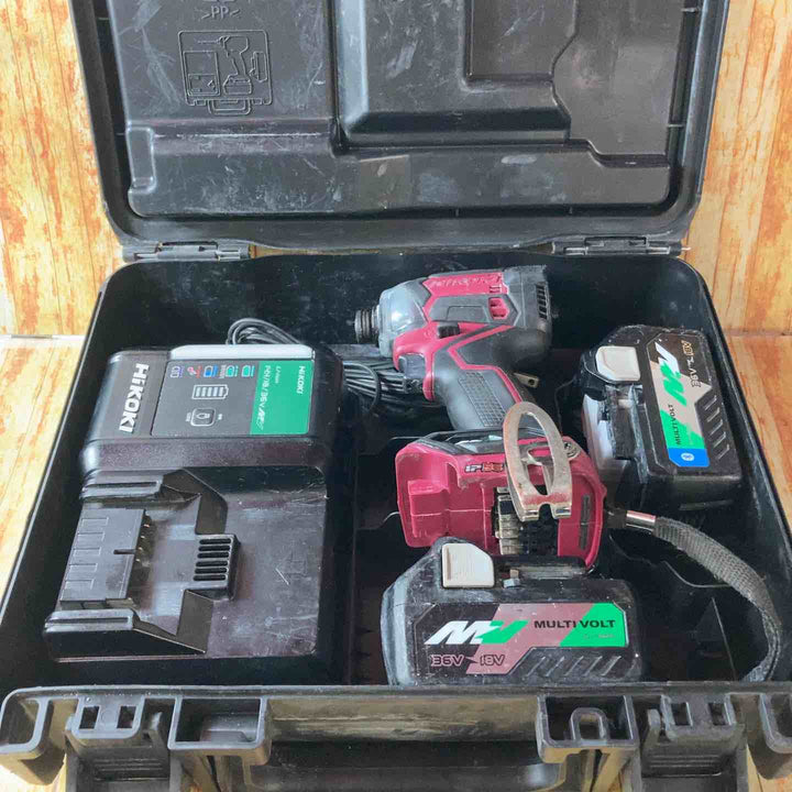 【中古品】 ハイコーキ (HIKOKI ※旧:日立工機) コードレスインパクトドライバー WH36DC(2XPSZ)(R) 【藤沢店】