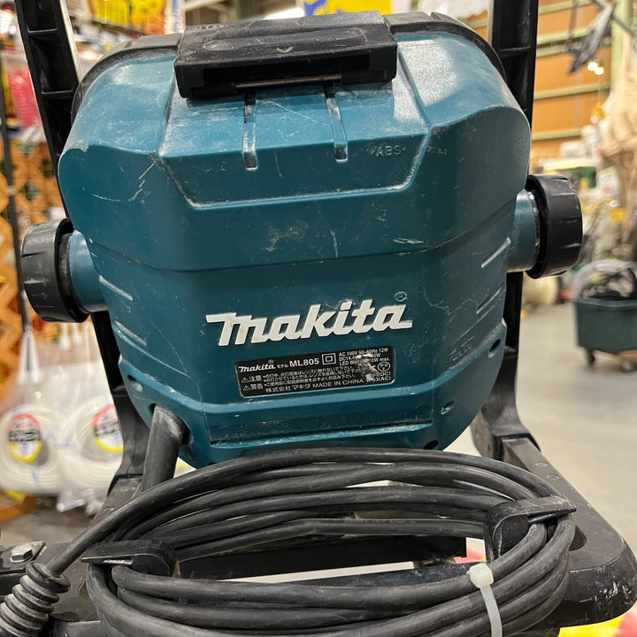 【店頭受取り限定】★マキタ(makita) コードレスLEDスタンドライト ML805 2台 スタンドA-58126 セット ライトに不良あり【川口店】