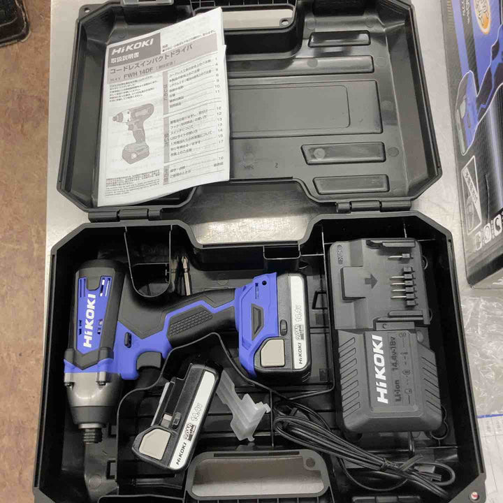 ◇ハイコーキ(HIKOKI ※旧:日立工機) コードレスインパクトドライバ  FWH14DF(2BG)【所沢店】