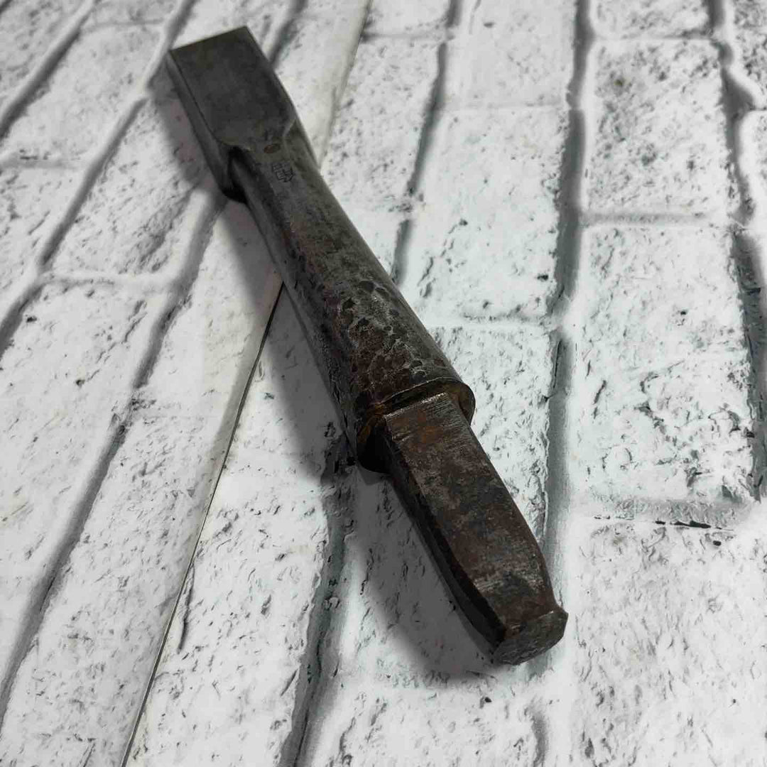 角田 〇正 叩き鑿 刃のみ 刃幅約20mm 【川口店】
