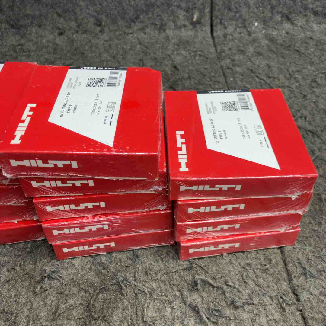 HILTI ヒルティ/切断砥石/AC-D SP TYPE41 105×2.2×15mm＃2144839*29点 計290枚 有効期限 2028年1月と4月【鴻巣店】