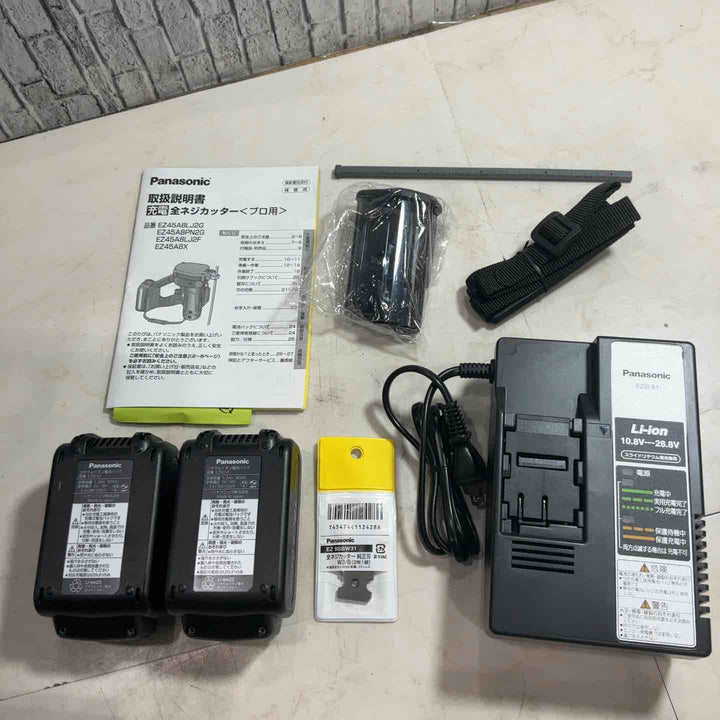 ★パナソニック(Panasonic) コードレス全ネジカッター EZ45A8LJ2G-B 18V フルセット 動作確認済み【川口店】
