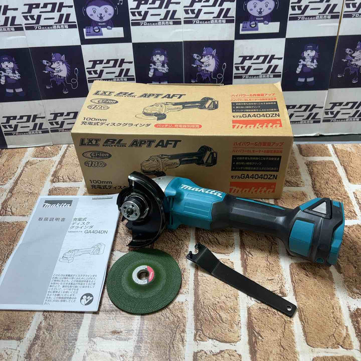 【未使用品】キタ(makita) 100mmコードレスディスクグラインダ GA404DZN 【所沢店】