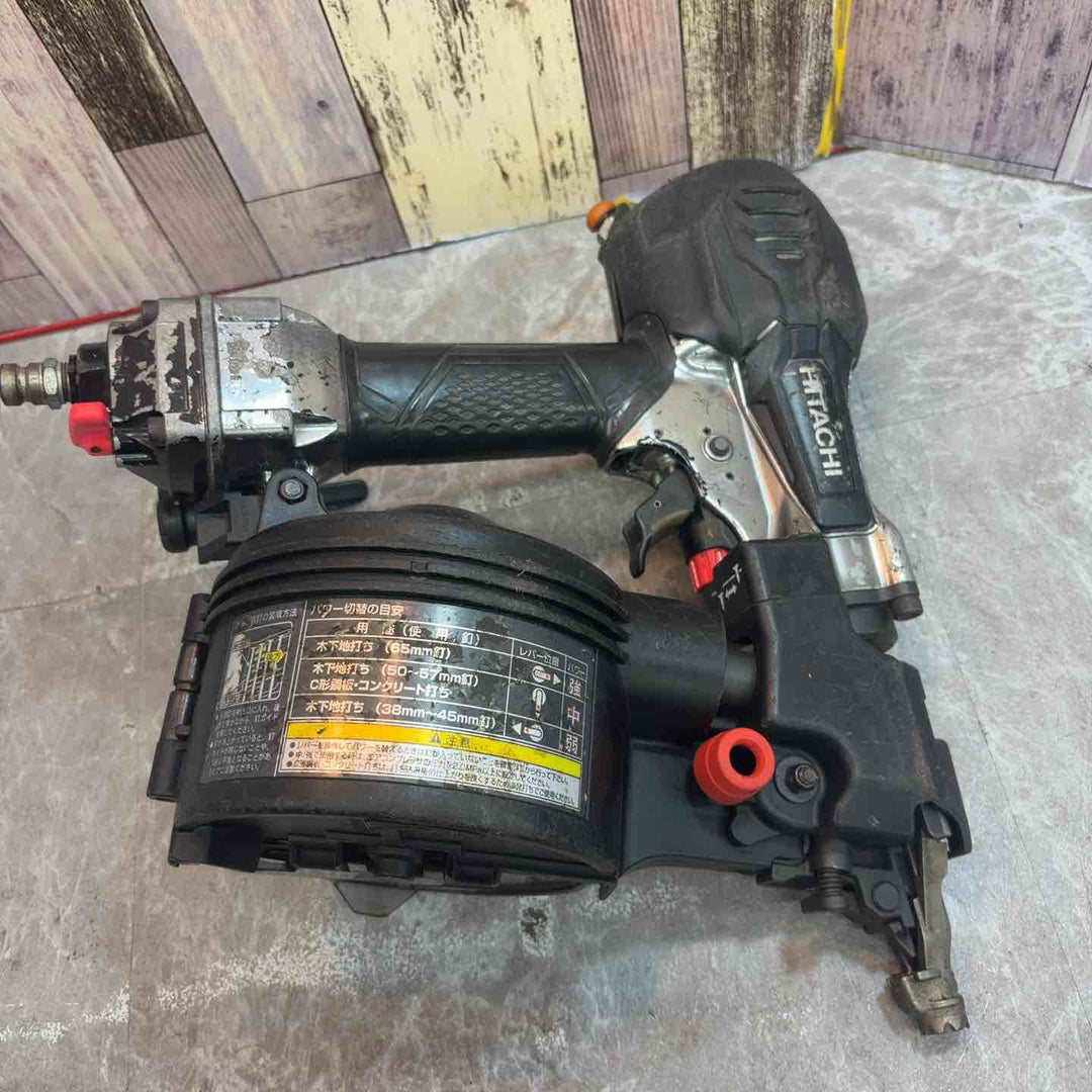 ★ハイコーキ(HIKOKI ※旧:日立工機) 高圧エア釘打ち機 NV65HR(S)【八潮店】