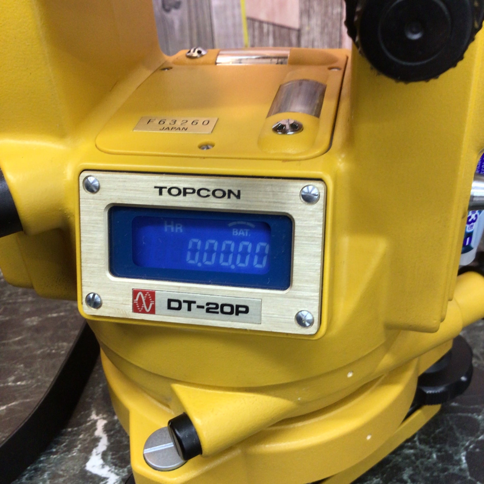 トプコン デジタルセオドライト DT-20P【八潮店】 – アクトツール