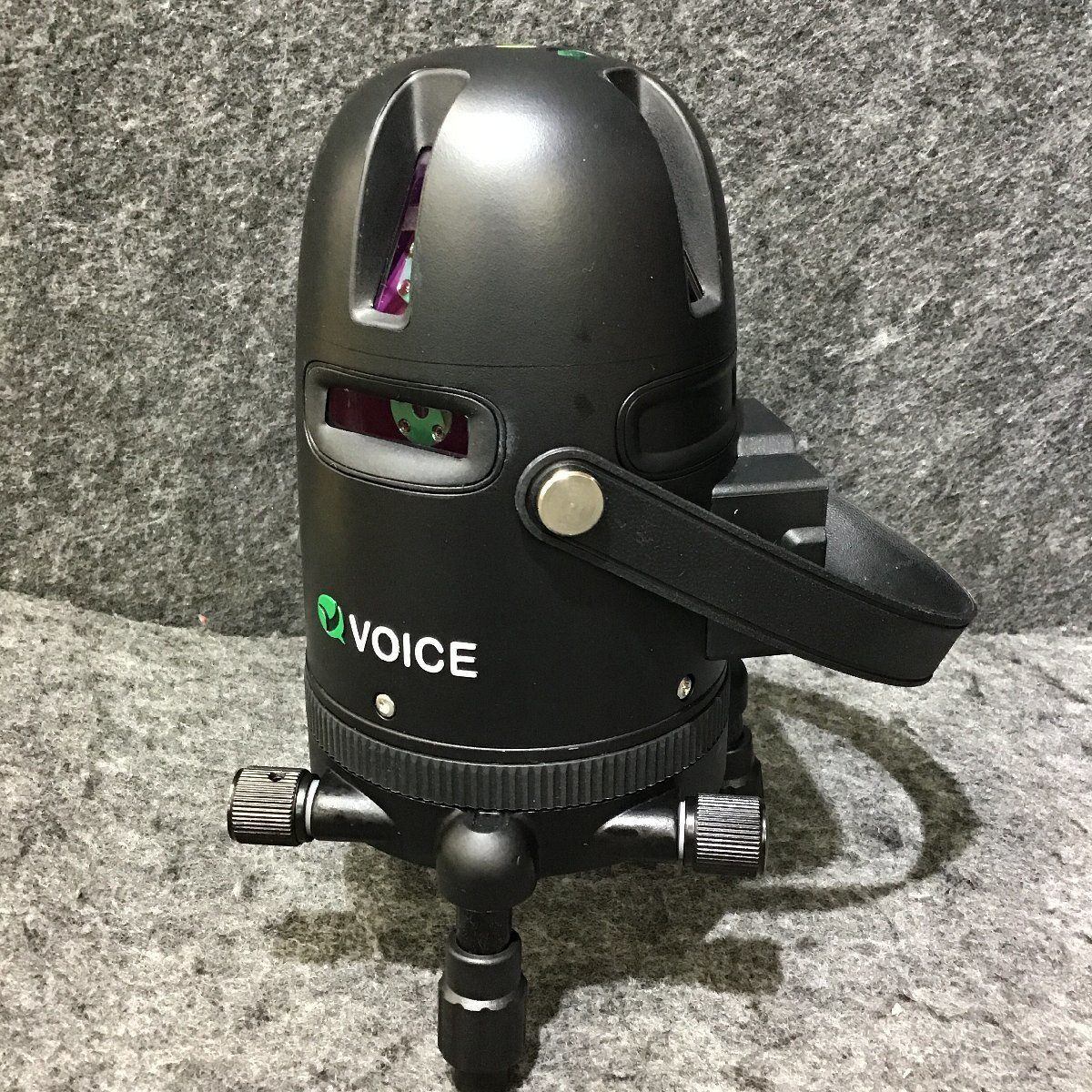 【未使用品】VOICE レーザー墨出し器 フルライングリーンレーザー Model-G8 受光器 三脚付き 【桶川店】 未使用品】VOICE レーザー墨出し器 フルライングリーンレーザー Model