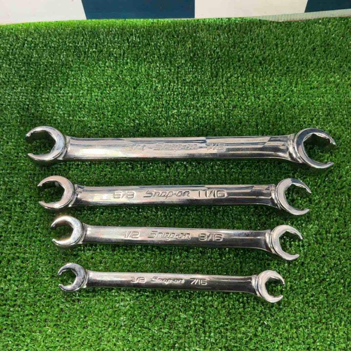 スナップオン Snap-on ダブルエンド フレアナット レンチ インチ 4本セット RXP1214B 1618B 2022B 2428B【草加店】