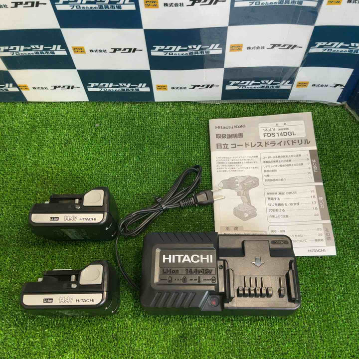 ◇ハイコーキ(HIKOKI ※旧:日立工機)  コードレスドリルドライバー  FDS14DGL(2LEGK)【草加店】