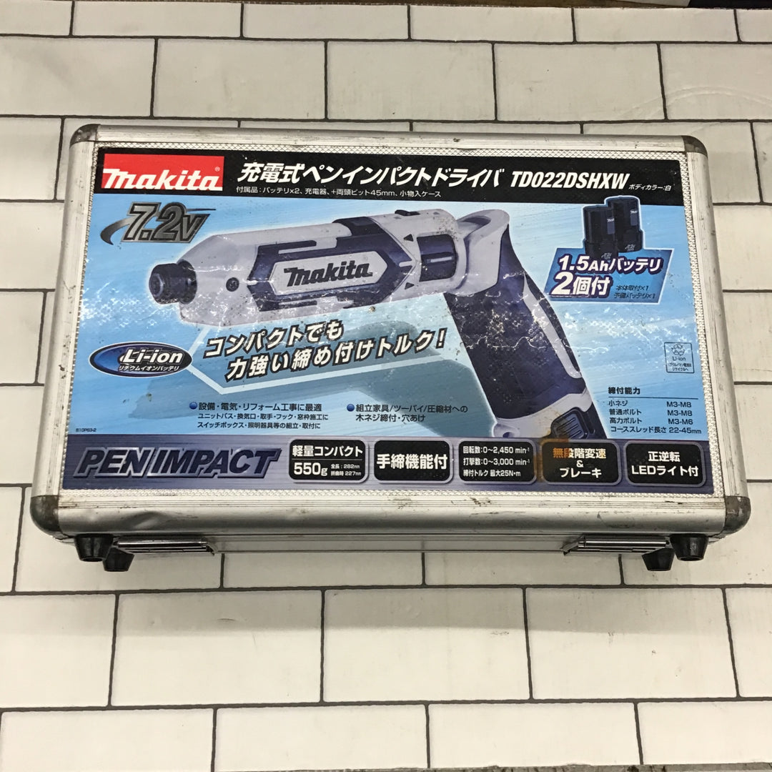 ★マキタ(makita) コードレスペンインパクトドライバー TD022DSHXW【所沢店】