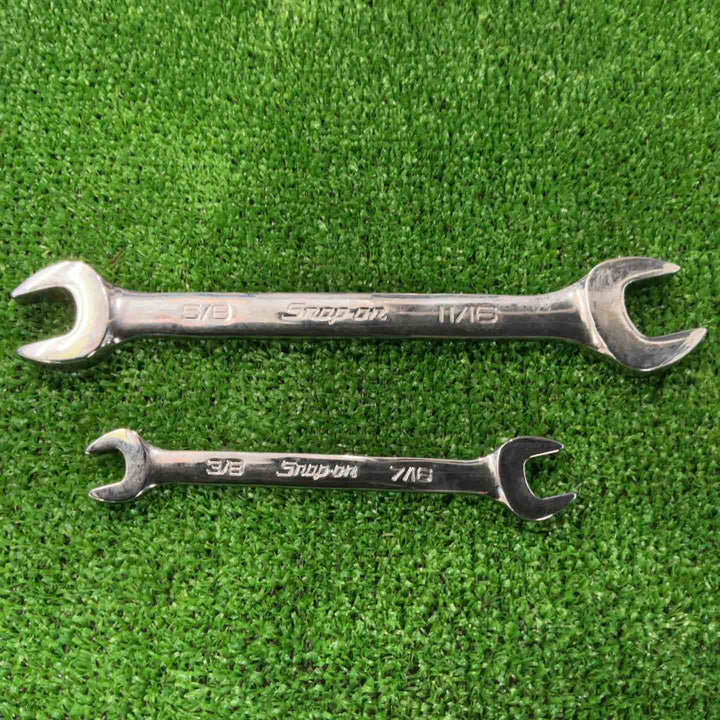 スナップオン Snap-on オープン エンド スタンダード レンチ インチ VO1214B VO2022B 2本セット【草加店】