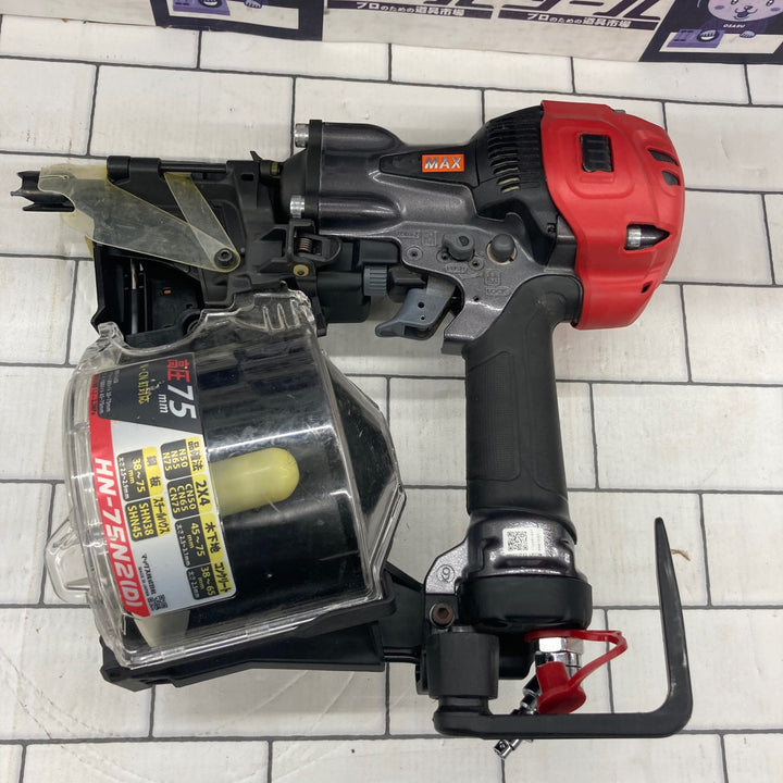 ★マックス(MAX) 高圧エア釘打ち機 HN-75N2(D)【所沢店】