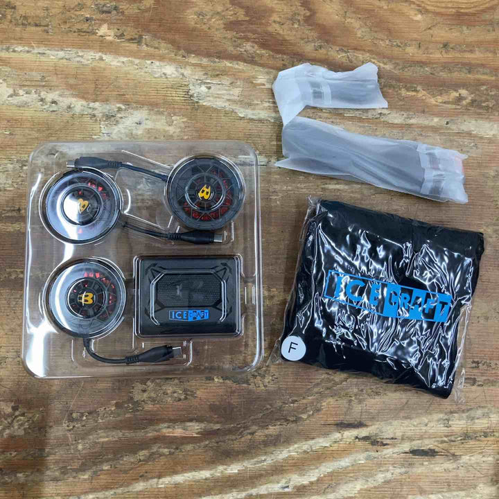 【未使用品】バートル/BURTLE アイスクラフト ベスト＆ペルチェセット ブラック IC101S FREEサイズ バスト80～100【柏店】