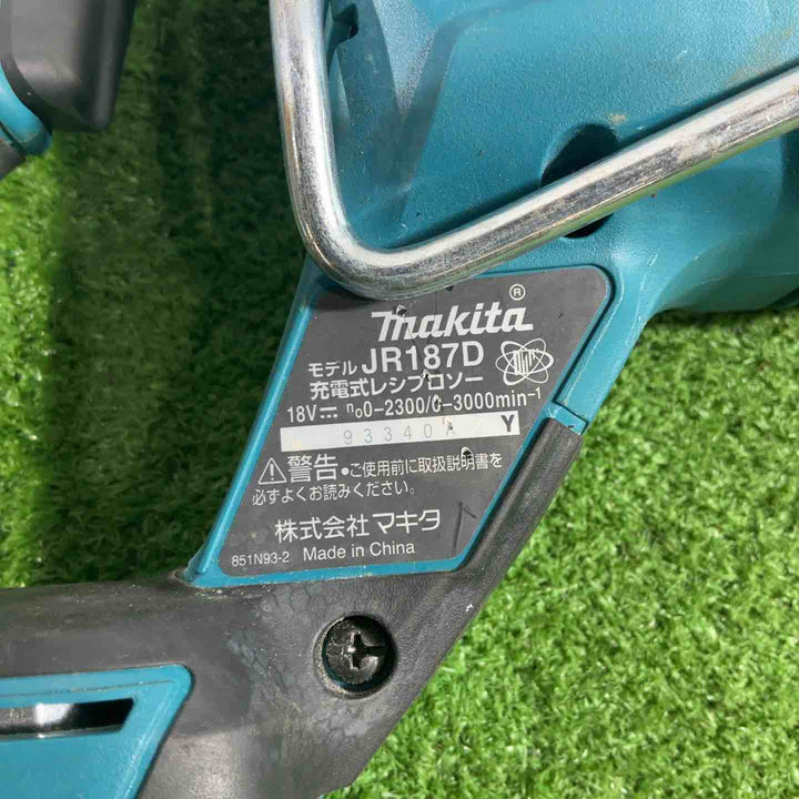 ★マキタ(makita) コードレスレシプロソー JR187DZK【川口店】