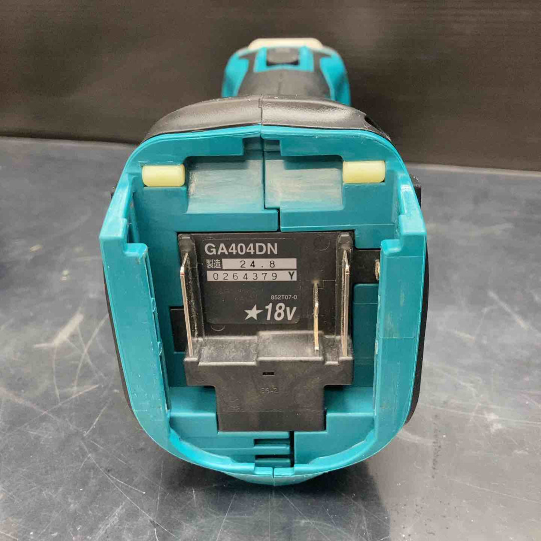 マキタ(makita) 100mmコードレスディスクグラインダ GA404DZN (GA404DN)【川越店】