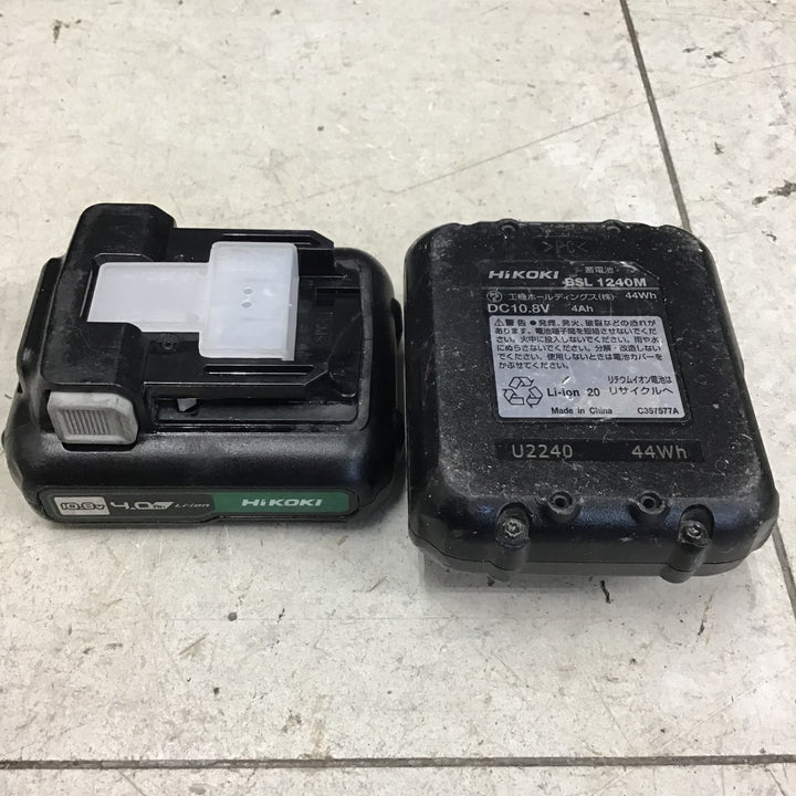 【中古品】 ハイコーキ/HIKOKI ※旧:日立工機 コードレスインパクトドライバー WH12DCA(2LS) 【鴻巣店】