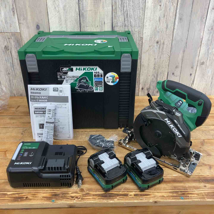 【未使用品】 ★ハイコーキ(HIKOKI ※旧:日立工機) コードレスマルノコ C3606DB(2XPSZ) 【東大和店】