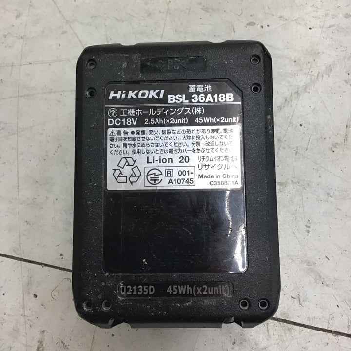 【中古美品】 ハイコーキ/HIKOKI コードレス卓上スライド丸のこ・C3606DRB(K)(XPS) 【鴻巣店】