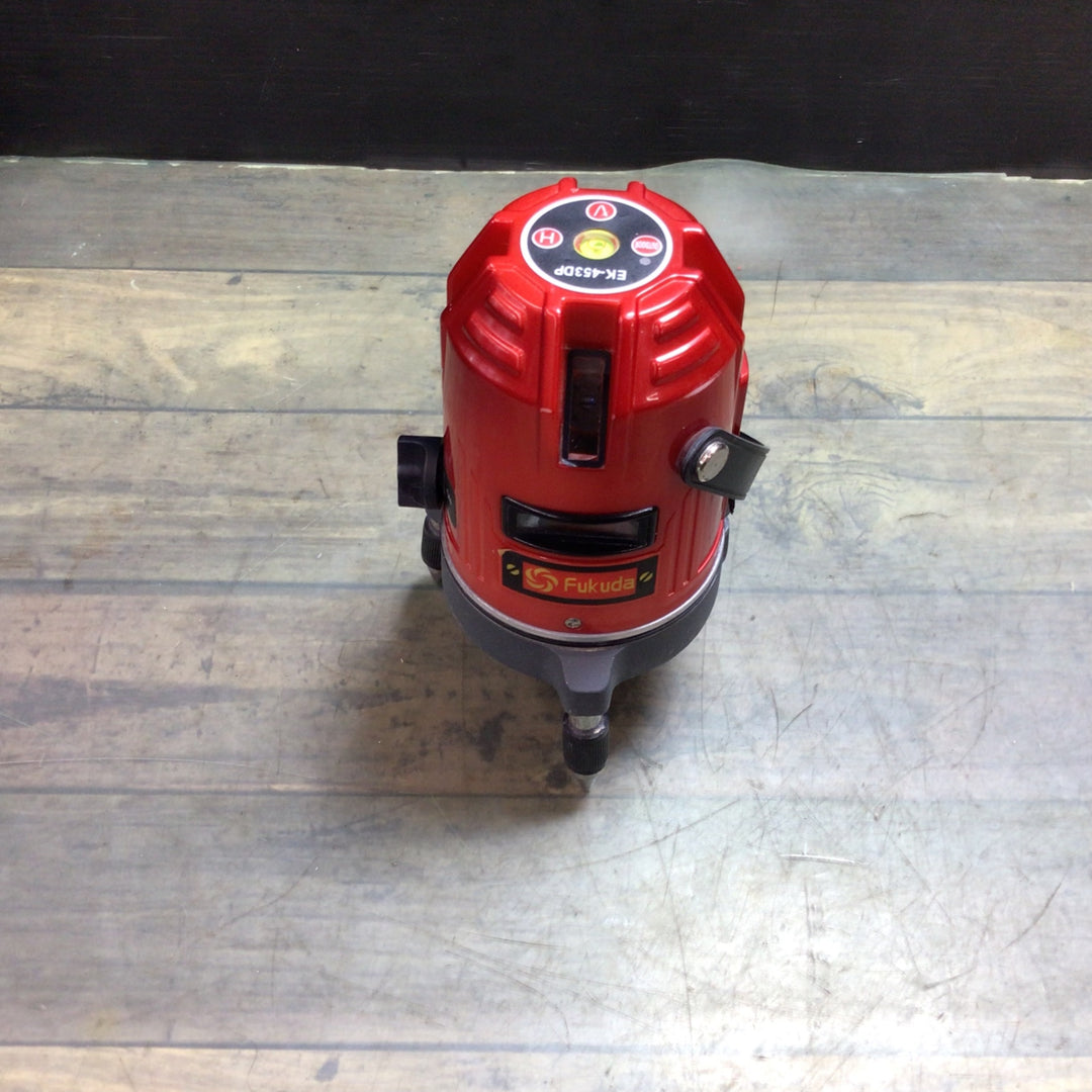 FUKUDA 5ライン レーザー墨出し器+受光器セット EK-453DP 4垂直・1水平 【東大和店】