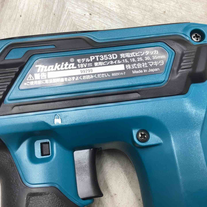 ★マキタ(makita) コードレスピンネイラ PT353DZK【越谷店】