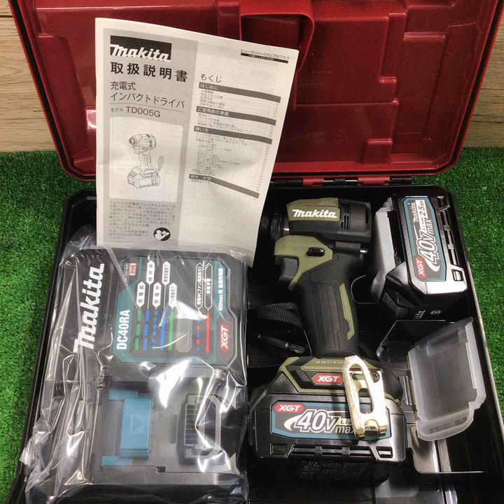 ★マキタ(makita) 40Vmaxコードレスインパクトドライバー TD005GRDXO【町田店】