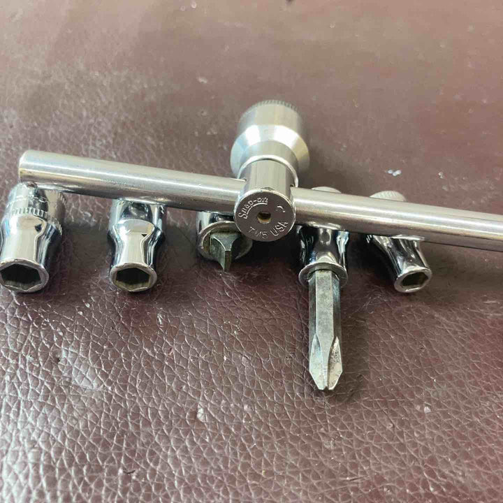 【中古品】スナップオン(Snap-on) 1/4 スライドハンドル ソケット6個セット【東大和店】