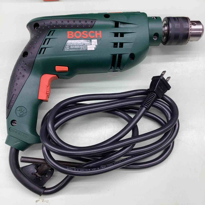 ボッシュ(BOSCH) 振動ドリル PSB600RE/S 振動ドリル 正転 逆転 アクセサリーセット付属 コンクリート モルタル タイル 石材 ブロック 硬質材 穴あけ 【越谷店】