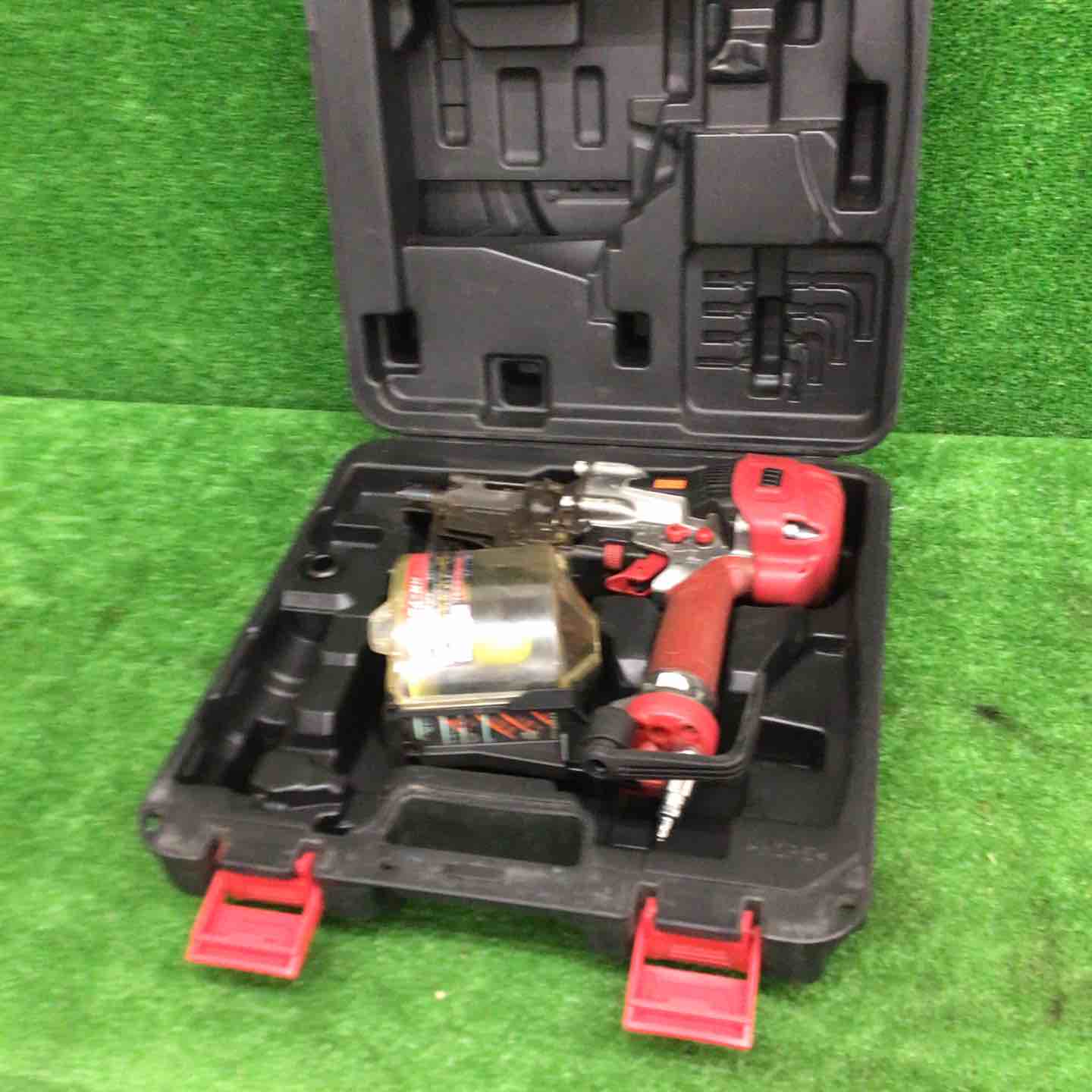 マックス釘打機 MAX HN-90N4(D)-G 釘打機 スーパーネイラ(クールグレー) ウエダ