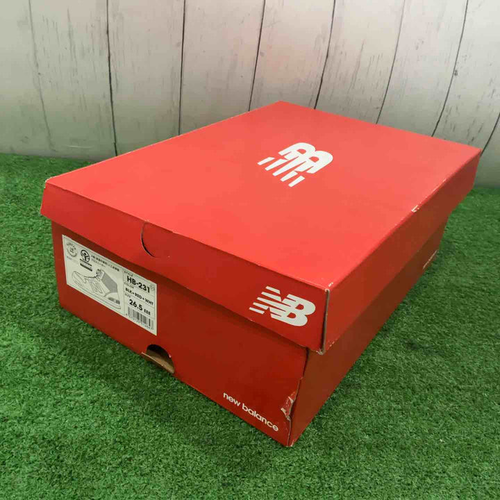 ニューバランス 安全靴 HB-231 ハリスバーグ レッド　26.5㎝【川口店】