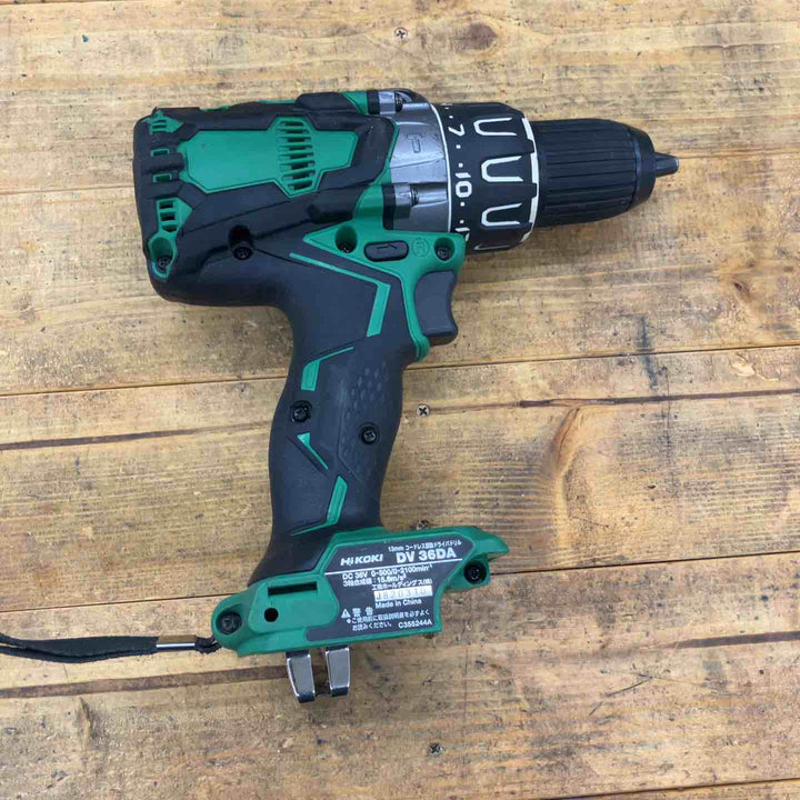 ☆ハイコーキ(HIKOKI ※旧:日立工機) コードレス振動ドリルドライバー DV36DA(NN)【所沢店】