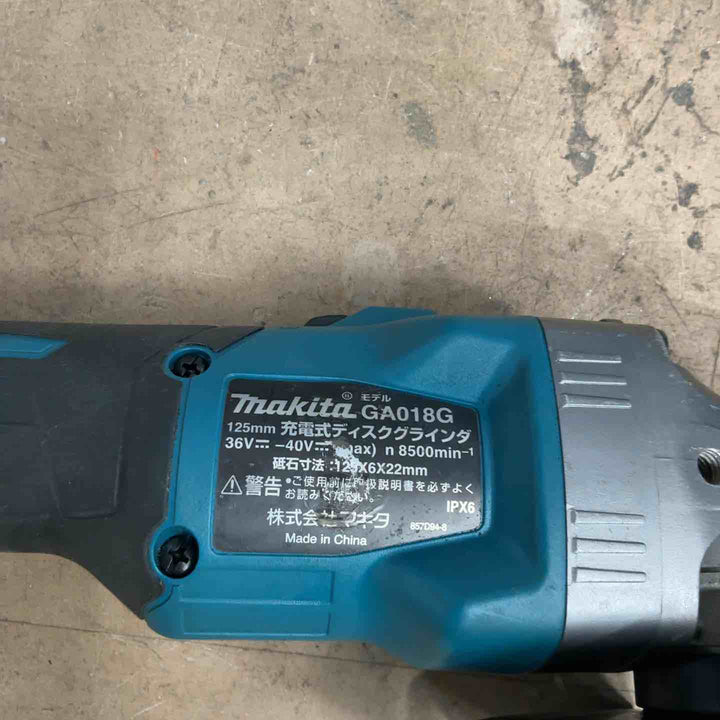 ★マキタ(makita) 125mmコードレスディスクグラインダ GA018GRMX【草加店】