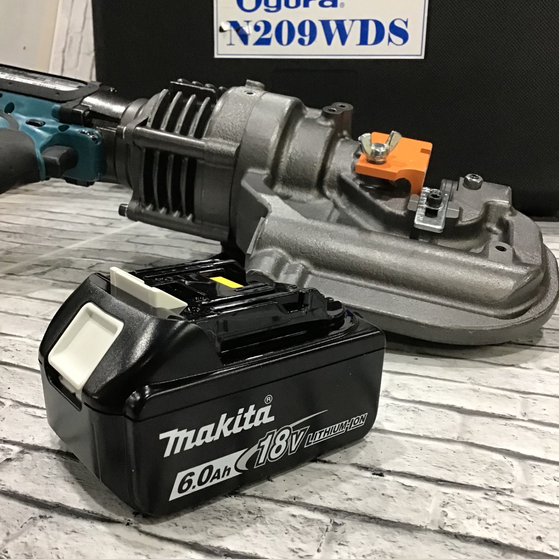 オグラ Ogura N209WDS 18V コードレス油圧式パンチャー【船橋馬込店】【店頭取引限定】【未使用】IT2GRJEBCFYQ オグラ(ogura) HPC-NF209WBL コードレス(充電式)パンチャー 可倒式