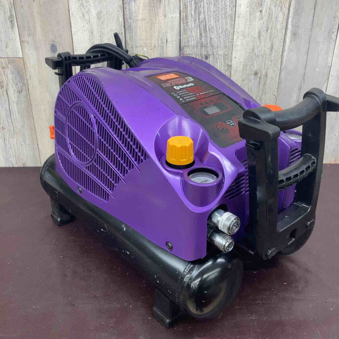 【中古品】 マックス(MAX) 高圧エアコンプレッサー AK-HL1270E3 メタリックパープル 【東大和店】