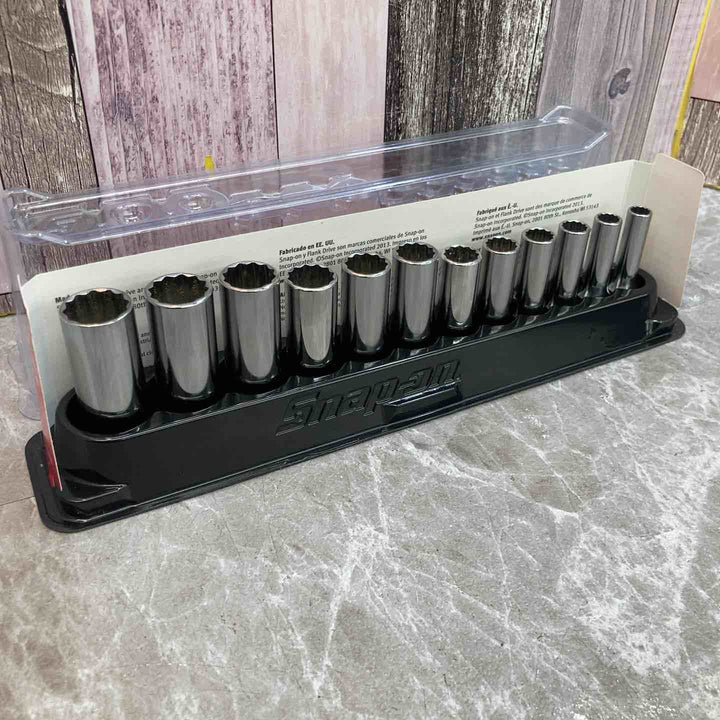 【中古品】snap-on/スナップオン ディープソケット 12セット 212SFMY　3/8【八潮店】