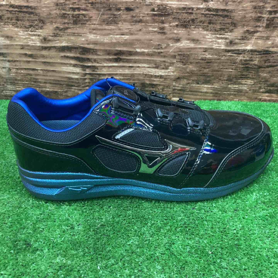 ミズノ(mizuno) ワークシューズ オールマイティ LSⅡ 52L BOA F1GA2511 27.0 cm ホログラムブラック×シルバー×ブルー 3E相当【川越店】