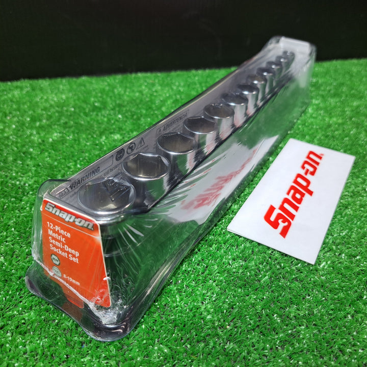 スナップオン/Snap-on 3/8sq セミディープソケットセット 212FSMSY 8-19mm 12pcs【岩槻店】