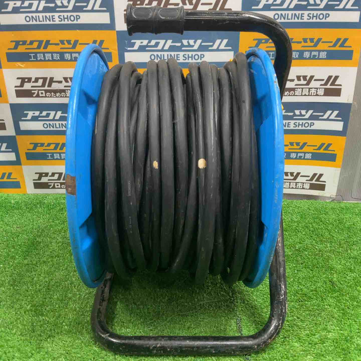 ◇日動 電工ドラム 防雨ELB付 NPW-EB33 30ｍ コードリール【草加店】