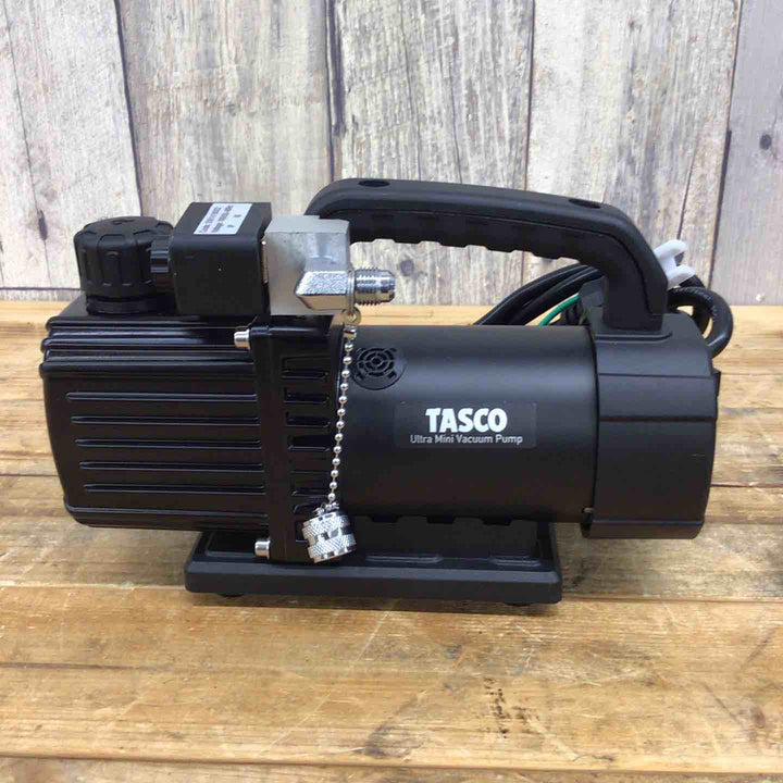 イチネンTASCO オイル逆流防止弁付ウルトラミニツーステージ真空ポンプ TA150SW 【東大和店】