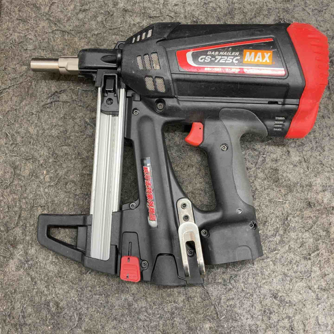 ◇マックス(MAX) コードレスガスネイラ GS-725C ケース(6V1.5Ahバッテリー*2、充電器)【鴻巣店】