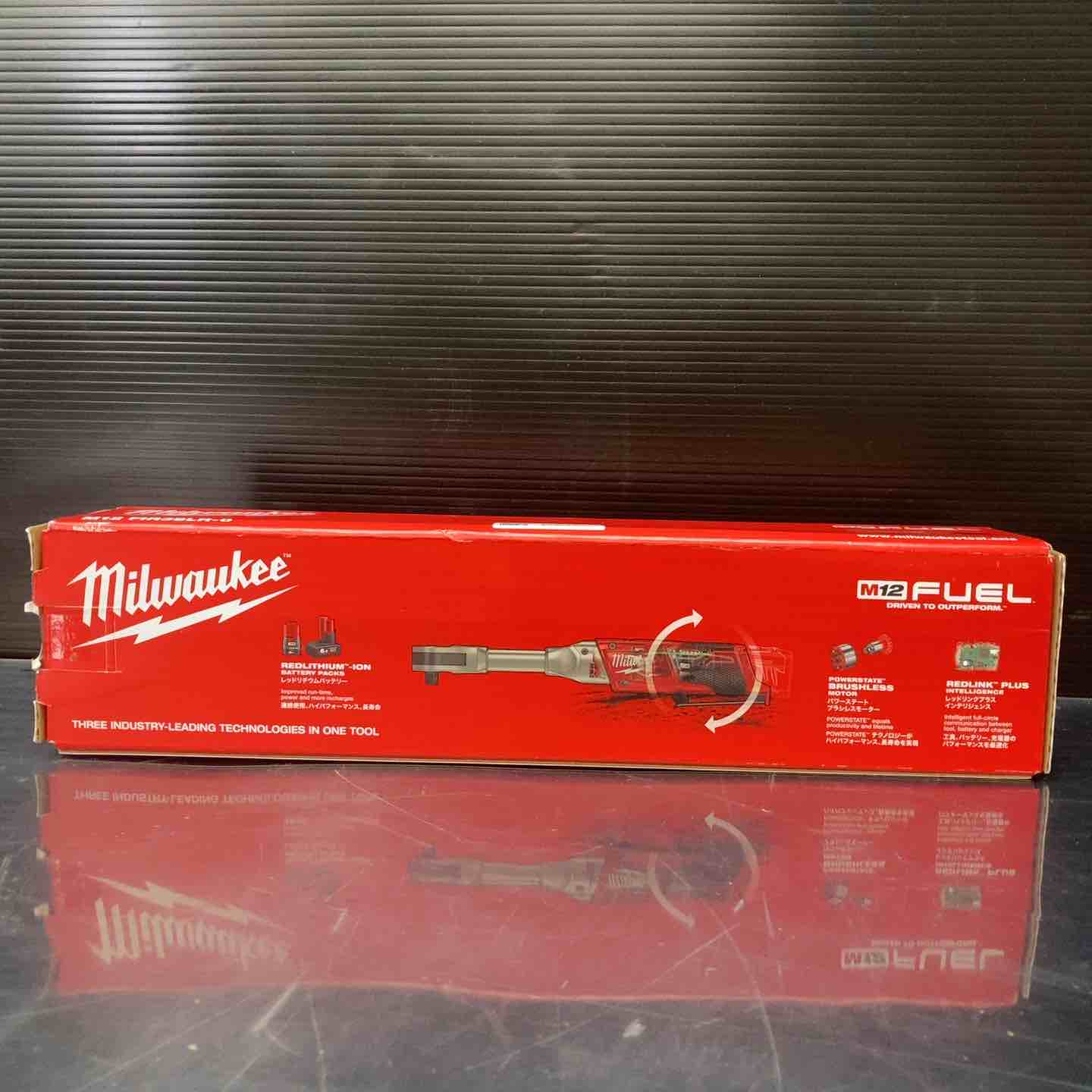 未使用品】ミルウォーキー（Milwaukee） M12 FUEL 3/8ロングラチェット
