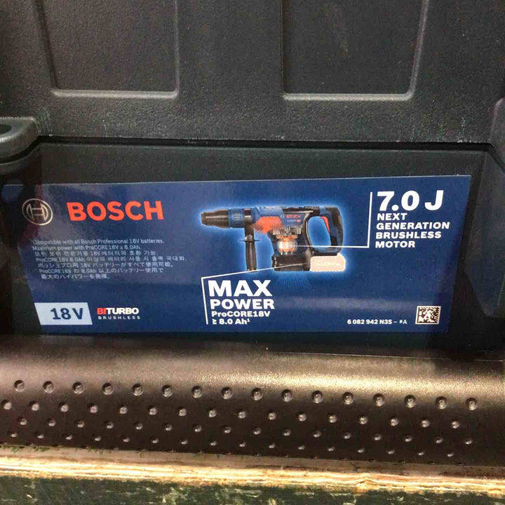 Bosch Professional(ボッシュ) 18V コードレスハンマードリル(バッテリーProCORE18V8.0Ahｘ2個、充電器GAL1880CV、ケース付) GBH18V-36C【町田店】