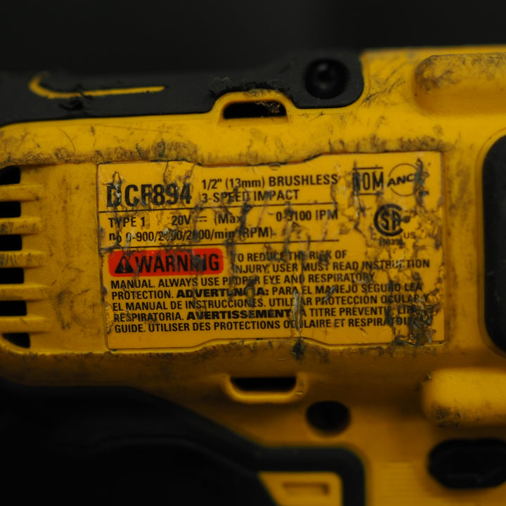 【中古品】DeWALT/デウォルト　コードレス1/2インパクトレンチ　DCF894B【鴻巣店】