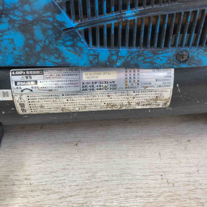 【中古品】マックス(MAX) エアコンプレッサー AK-HL1270E ガイアブルー【川越店】