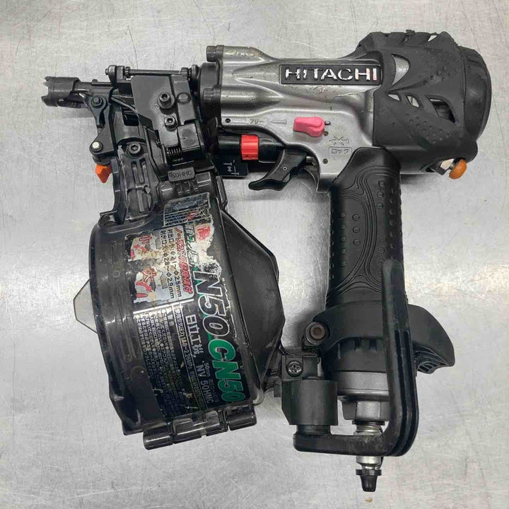 ◇ハイコーキ(HIKOKI ※旧:日立工機) 50mm高圧釘打ち機 NV50HMC(G)【八潮店】