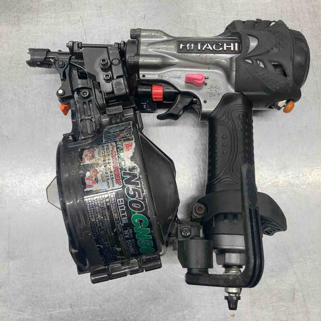 ◇ハイコーキ(HIKOKI ※旧:日立工機) 50mm高圧釘打ち機 NV50HMC(G